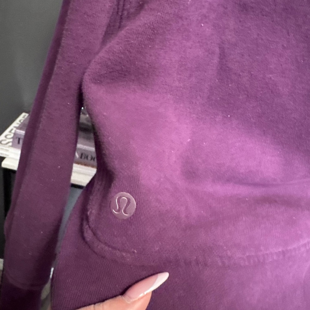 ❌SOLD❌ Lululemon Plum Purple Zip Hoodie - Picture 5 of 7